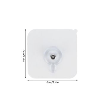 Adhesive Hooks for Wall Clocks Without Perforation and Traceless Ceramic Tile Glass Marble Wall Sticky Hooks