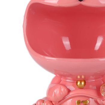 Cut Animal Shaped Key Phone Storage Basket Container Home Entryway Decor Accessory Display MoldPink