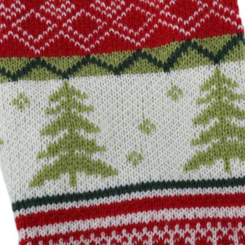 Christmas Decorations Children Sock Ornament Gift Bag Home Decoration for FestivalWhite Rope