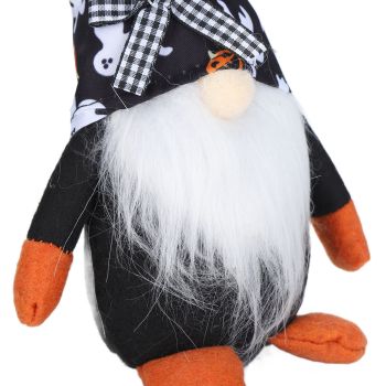 Halloween Gnome Plush Decor Handmade Eco Friendly Portable Durable Rudolph Faceless Doll for Home Party TableWizard