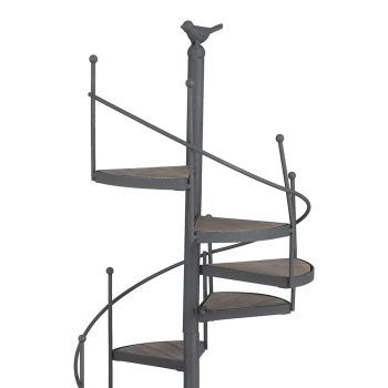 European Style Decorative Plant Shelf Multifuctional Wrought Iron Plant Rack Easy to Install for Balcony and Living Room