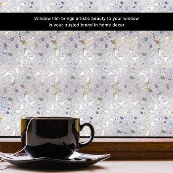 Static Window Cling Non Adhesive Glass Film Window Sticker Heat Insulation Window Decorative Film