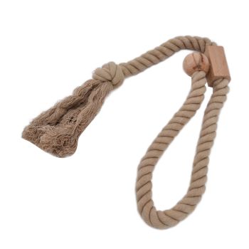 2PCS Curtain Tieback Cotton Curtain Holdback Rope Curtain Magnetic Cord for HouseholdDark Color