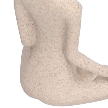 Yoga Pose Statue Nordic Sandstone Resin Yoga Pose Figurines Collectible Decoration Gifts for Home Office DecorBL560