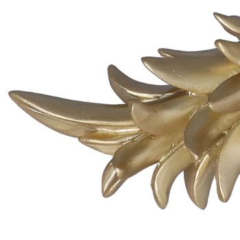 Resin Artificial Pineapple Decoration Household Decorative Pineapple Nordic Home Desk Decor DecorationWhite Gold, Medium