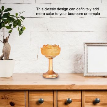 Buddhist Lotus Light Good Stability Elegant Fashion Exquisitely Made Buddhist Lamp for Kitchen Living Room
