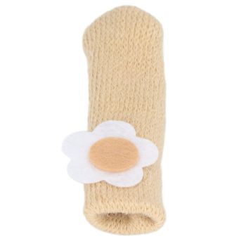 25Pcs Furniture Leg Cover Foot Cover Mat Floor Protector Double Layer Knitted Set Kit