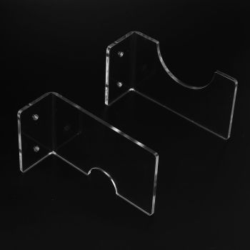 Sword Display Rack Acrylic Wall Mounted Horizontal Sword Holder Storage Stand Decoration Transparent