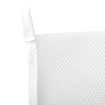 White Thickened Laundry Storage Bag WallMounted Toys Net Bag for Bathroom Laundry(with Grid )