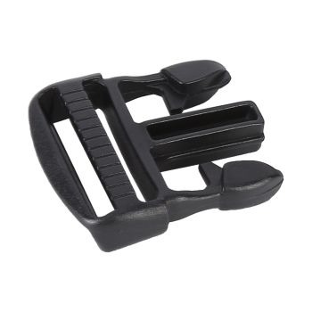 5Pcs Quick Release Buckle Plastic Dual Adjustable Strap Buckles Replacement DIY Craft for Backpack BlackFor 25mm Width Strap