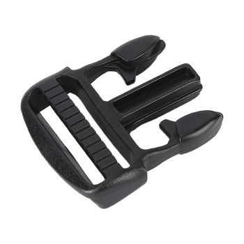 5Pcs Quick Release Buckle Plastic Dual Adjustable Strap Buckles Replacement DIY Craft for Backpack BlackFor 32mm Width Strap