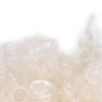 Adult Innovative Color Party Wig Halloween Interesting Headgear for Circus Troup FootballWhite