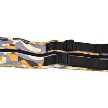 High Capacity Storage Bag Travel Single Shoulder Waterproof Shopping Bag Portable Folding Storage BagYellow Camouflage