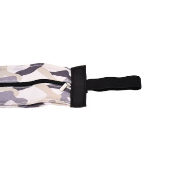 High Capacity Storage Bag Travel Single Shoulder Waterproof Shopping Bag Portable Folding Storage BagGray Camouflage
