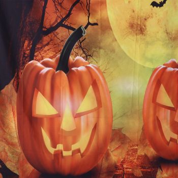 Halloween Tapestry Wall Hanging Mat Carpet Background Decoration Home Party Photo Studio Supplies200x150cm / 78.7x59.1in