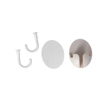 Hair Dryer Holder Wall Mounted Innovative Multifunctional Hair Tool Organizer with Stickers for Home Hotel BathroomOrange