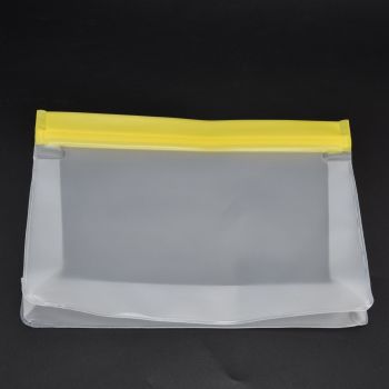 Silicone Bags Environmentally Friendly Leakproof Reusable Food Vegetables Storage Bags for HomeYellow Medium