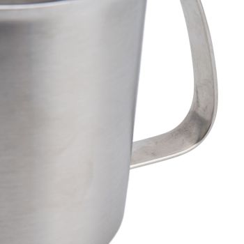 Measuring Cup 304 Stainless Steel CorrosionResistant Coffee Milk Frothing Cup with Scale for Home Coffee Shop(700ML )