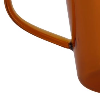 380ml Milk Cup High Borosilicate Glass Thermal Easy to Clean Glass Mug for Kitchens Hotels Coffee ShopsBrown