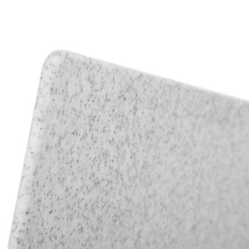 3Pcs Cutting Board Set Imitation Marble Pattern DoubleSided Chopping Board Kitchen Accessory(White )