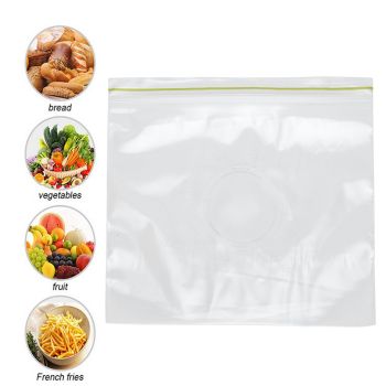 Polyethylene Sealed Preservation Bag Reusable Fresh Keeping Bags for Vegetable Fruit20pcs, 27x27cm /