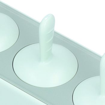 Ice Cream Mold Durable Reusable Food Grade Silicone Mould DIY Tools for Home KitchenGreen