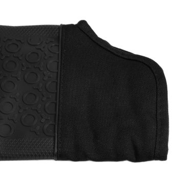 Insulation Gloves Thickened Silicone Barbecue Microwave Oven Anti Scalding Glove for Kitchen Baking CookingBlack