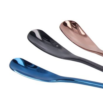 6PCS Coffee Spoon Stainless Steel Mixing Spoon Thickened Long Handle Ice Tea Desert Scoop