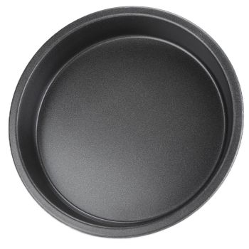 2Pcs Non Stick Pizza Pan Deep Thickened Carbon Steel Baking Pan for Kitchen Bakery9in