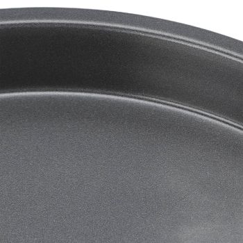 2Pcs Non Stick Pizza Pan Deep Thickened Carbon Steel Baking Pan for Kitchen Bakery10in