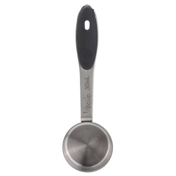 30ml Coffee Measuring Scoop 1/8 Cup Stainless Steel Tablespoon Large Capacity and Comfortable Hand Feeling for Kitchen