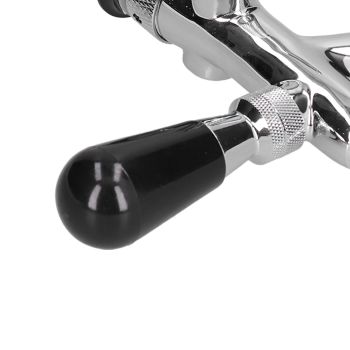 Draft Beer Adjustable Faucet Chrome Plated Stainless Steel G5/8 Shank Beer Tap for Home Brewing