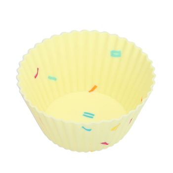 20Pcs Silicone Cupcake Mold Non Stick Reusable Baking Molds for Muffin Biscuits Cheese Cake PastriesRound