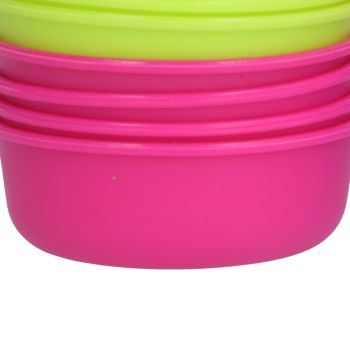 16pcs Donut Mold Bright Colors Reusable Cleanable Reliable Baking Cups for Pastries Puddings