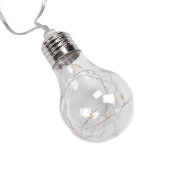 LED Light Strings Waterproof Copper Wire Lamp String E27 Bulb String Lights for Home Bedroom Decoration