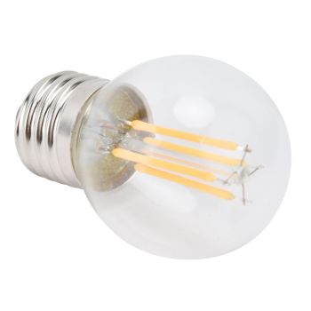 6PCS G45 E27 LED Light Bulb Transparent Glass Bulb Vintage Filament Lamp Warm Light 6W 220V