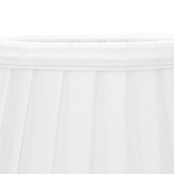 2Pcs Small Lamp Shades Wearproof Smooth Exquisite Lightweight Safe Convenient Table Lampshade0205 White
