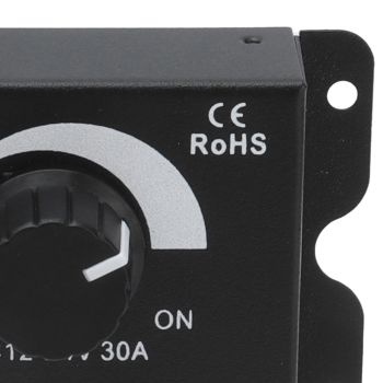 30A LED Dimmer PWM Unicolor Single Channel Adjustable Dimming Controller DC 12V‑24V