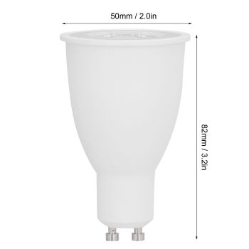 GU10 15W 1650lm LED Spotlight Embedded LED Spot Light Bulb for Home Office 100‑265VWarm Light