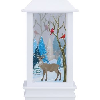 LED Lantern Elk Desktop Warm Light Personalized Christmas Light for Home Bedroom Living Room
