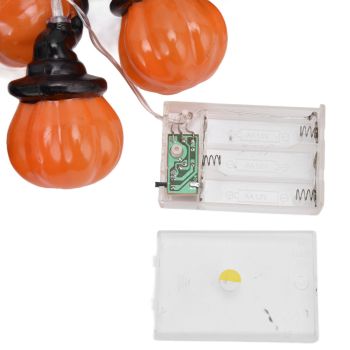 20LED Pumpkin String Light 3 Meters Dual Mode Decorative Light for Festival Home Halloween