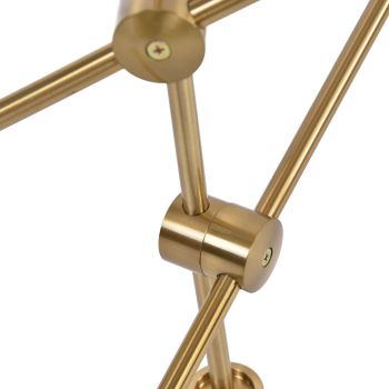 Pendant Light 6 Lights Geometric Style Unique Design Stable Firm Highly Durable Hanging Light Fixtures 110‑220V