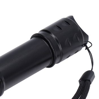 LED Flashlight Telescopic Zoom Protective Function Fashion Design IP65 Waterproof 5000LM Zoom Flashlight