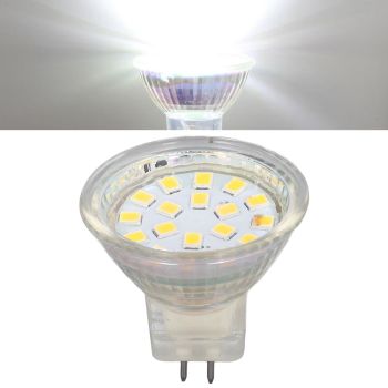 4PCS 18LED MR11 Light Bulb 3W 300LM Double Pin Base Landscape Spot Light Bulb for Living RoomCold White