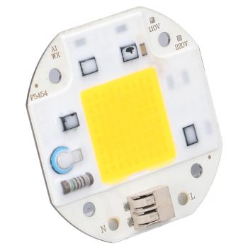 COB Lamp Bead High Power LED Chip High Brightness COB Light Emitter Drive Free for DIY Lighting 110V70W Warm White 2800K‑3500K