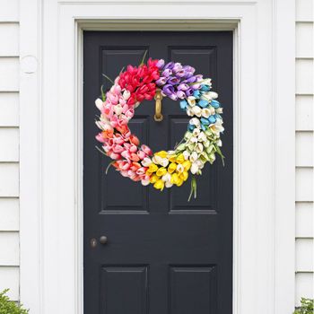 Wreath Simulation Flower Garland Garden Home Decoration