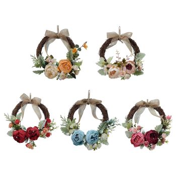 Simulation Peony Garland Outdoor Decoration Garland Wedding Home Door Decoration