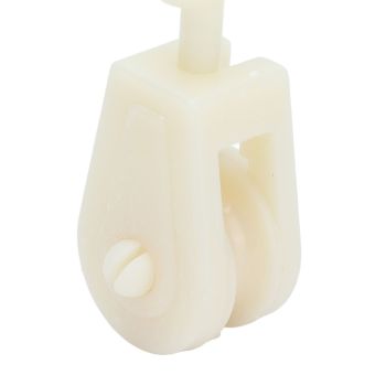 25pcs Livestock Fixed Pulley Plastic Greenhouse Pulley Accessories for Most Chicken Houses Farm