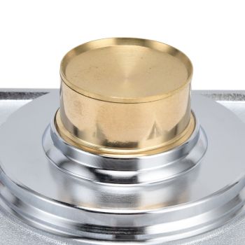 Floor Drain Square Copper Odor Resistant Self Sealing Gravity Floor Drain for Bathroom Kitchen Balconies