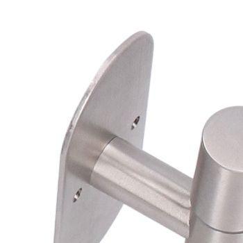 Stainless Steel Toilet Paper Bracket Single Seat 2 Poles Rotatable Toilet Paper Holder